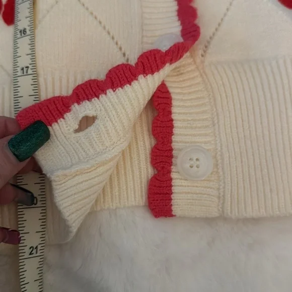 🍒🍒🍒Jessica Simpson 2025 Cherry cardigan 🍒🍒🍒 - Picture 11 of 11